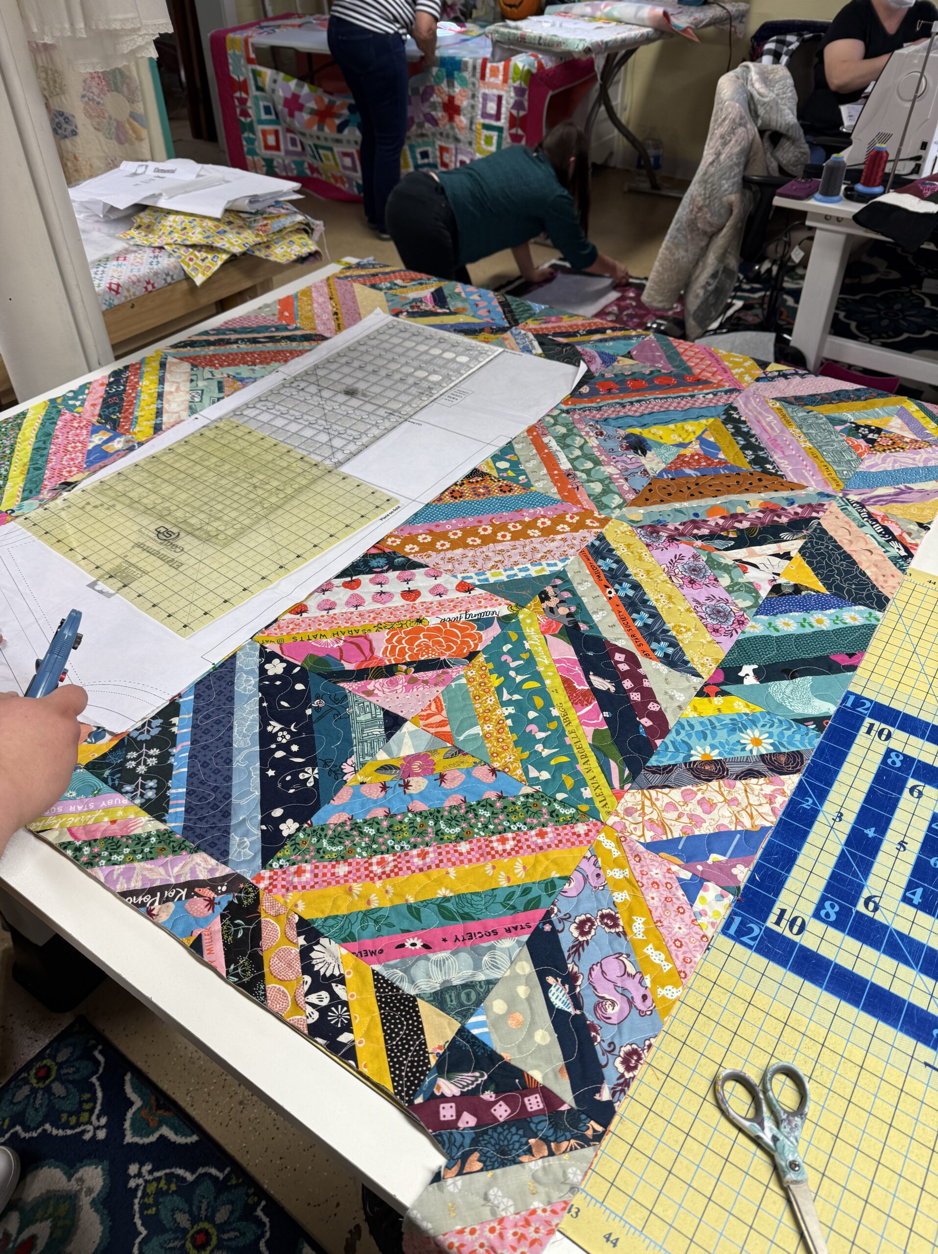 Making Quilt Coats at Bittersweet Quilt Shop