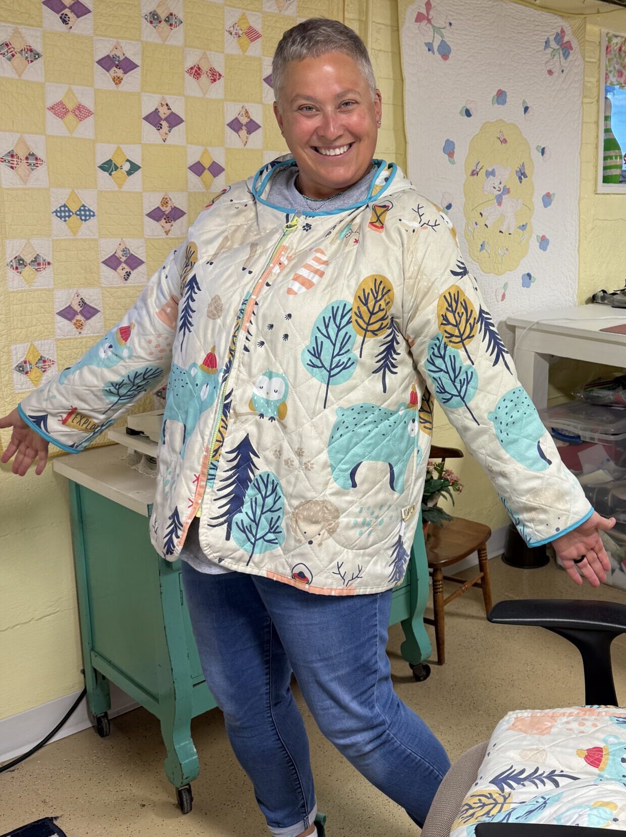 You can use the Elemental quilt coat pattern for more than just quilt coats.