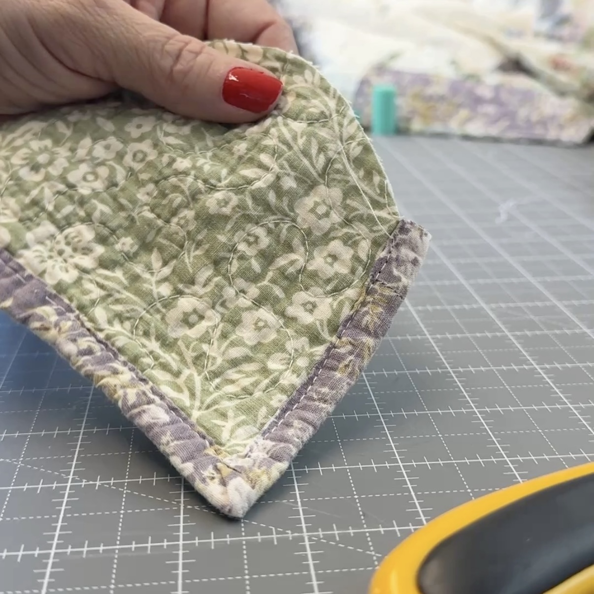 Repurposing Binding on Your Quilt Coat Collar